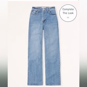 Abercrombie 90’s high rise relaxed jean